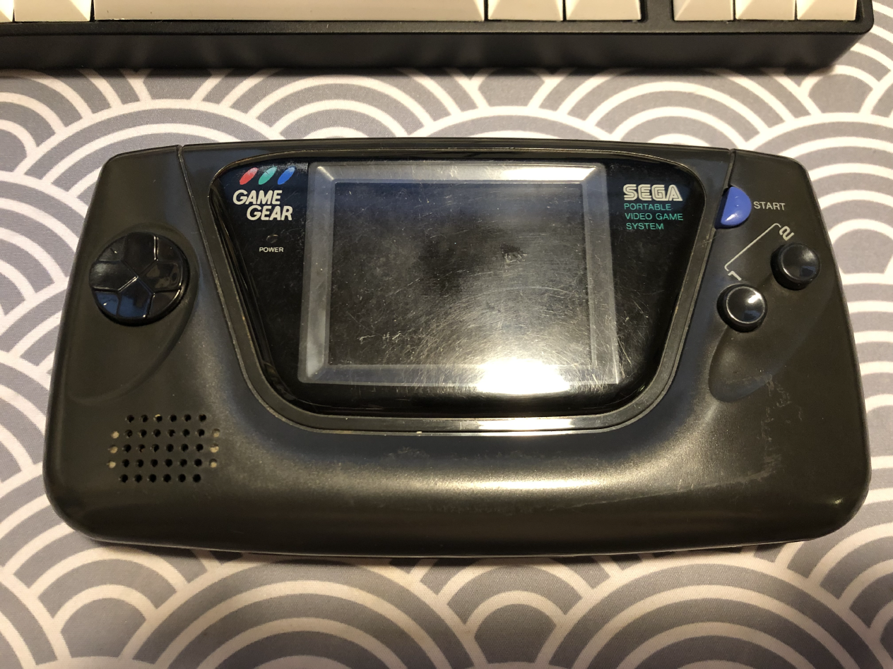 My GameGear, fresh out of the box
